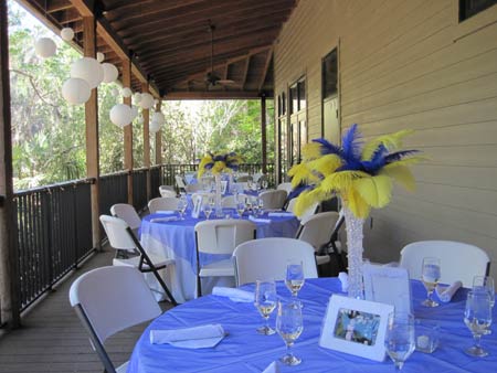 Reception Settings at Kanapaha Botanical Gardens