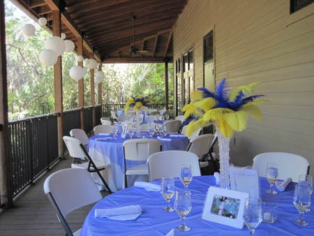 Reception Settings at Kanapaha Botanical Gardens Reception Settings at Kanapaha Botanical Gardens